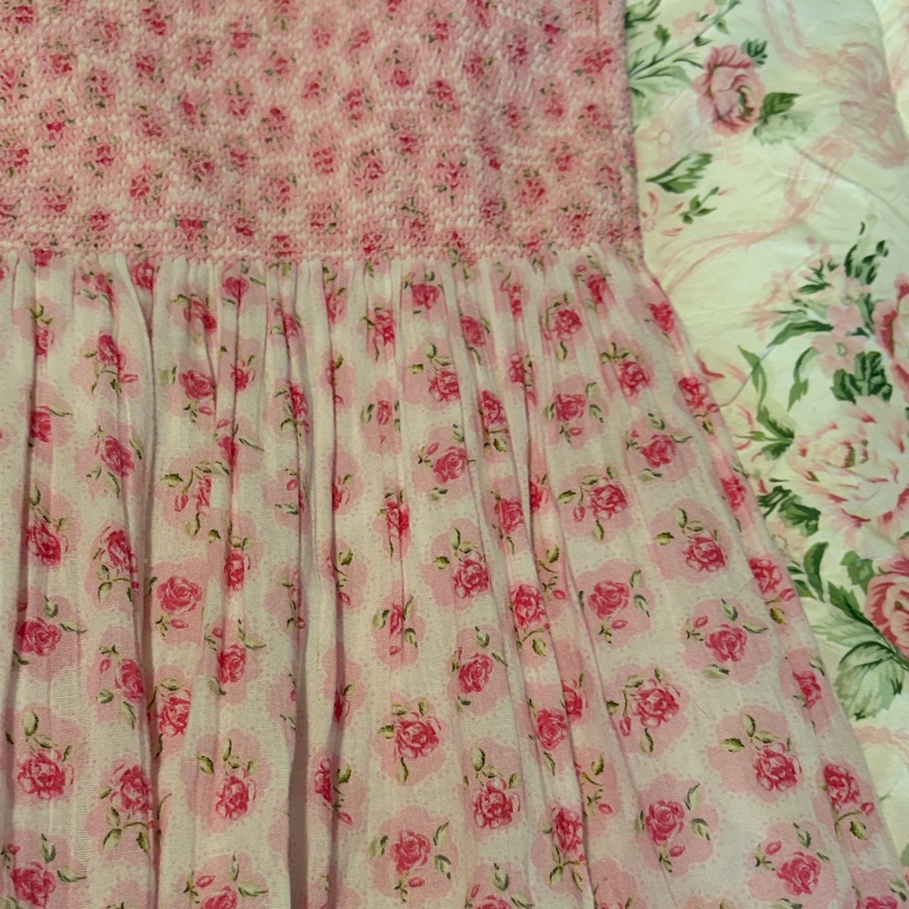 LoveShackFancy Pink Patterned Dress - image 6